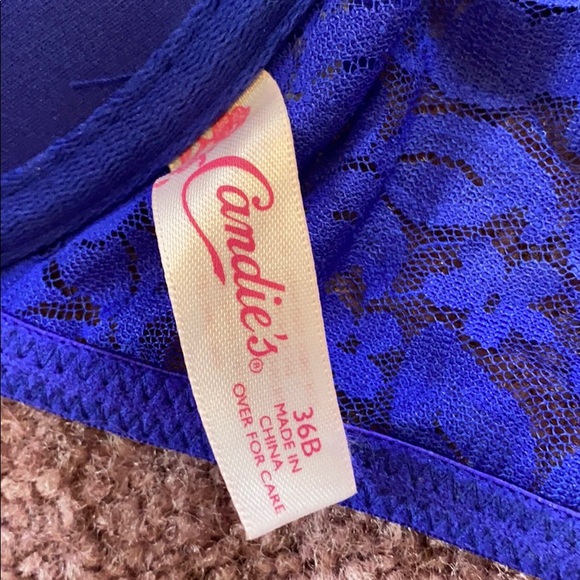 NWOT Candies razor backed & Lacy Flowered bras. - Picture 4 of 8